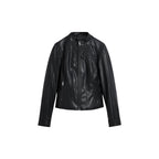Desigual Black Polyethylene Leather Jacket