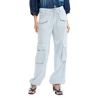 Desigual Blue Cotton Casual Pants