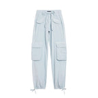 Desigual Blue Cotton Casual Pants