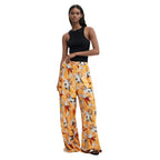 Desigual Orange Viscose Casual Pants