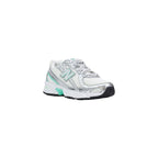New Balance Silver Synthetic Athletic Sneakers