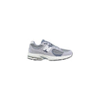 New Balance Gray Leather Athletic Sneakers