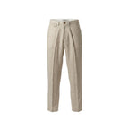 Gianni Lupo Beige Linen Casual Pants