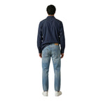 Gianni Lupo Blue Lyocell Jacket