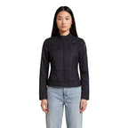 Blauer Black Polyamide Biker Jacket