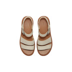 Timberland Beige Leather Platform Sandals