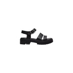 Timberland Black Leather Platform Sandals