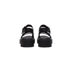 Timberland Black Leather Platform Sandals