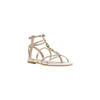 Liu Jo Gold Polyethylene Flat Sandals