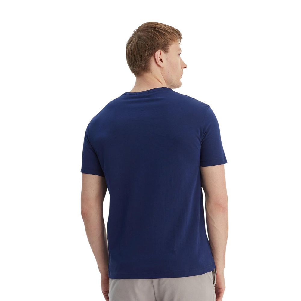 Gant Blue Cotton T-Shirt