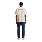 County of Milan Beige Cotton T-Shirt