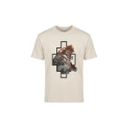County of Milan Beige Cotton T-Shirt