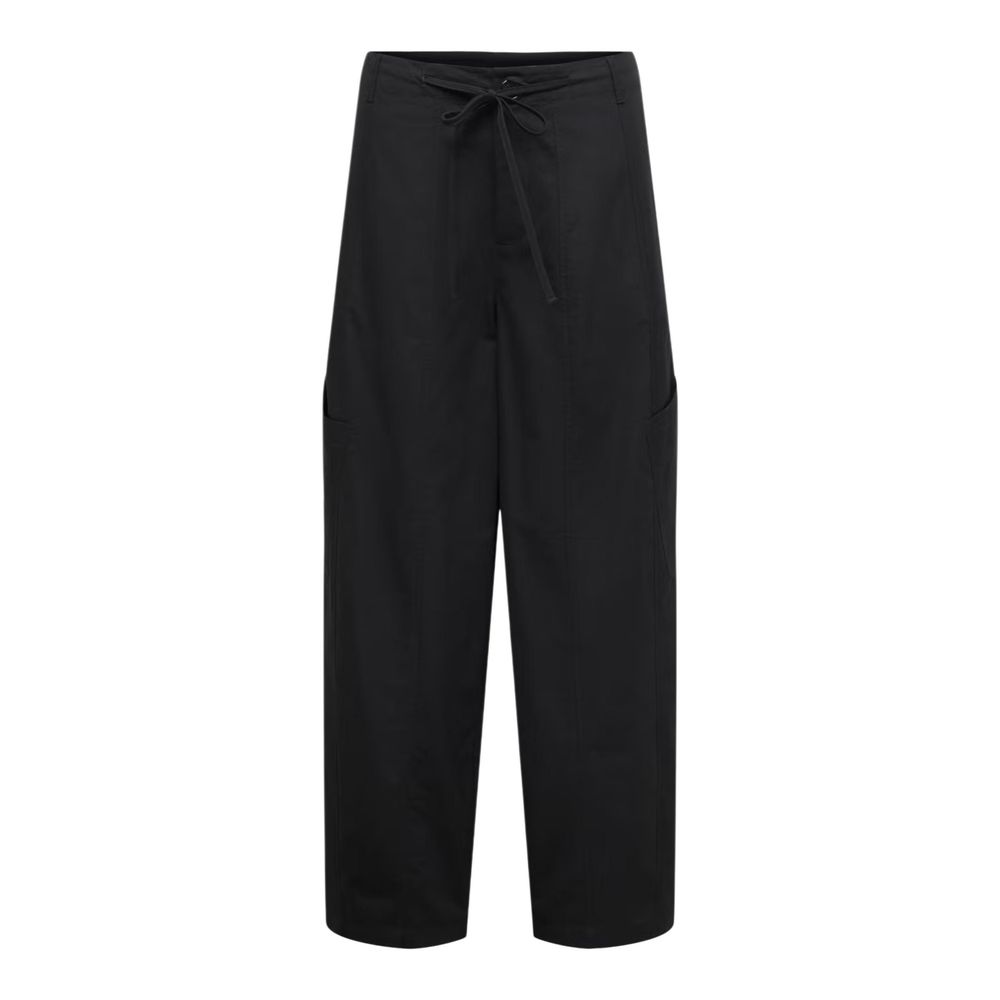 Jacqueline De Yong Black Cotton Cargo Pants