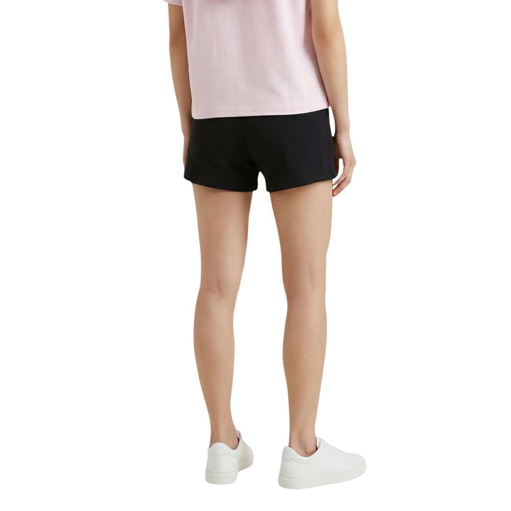 Tommy Hilfiger Jeans Black Recycled Cotton Short And Mini Shorts