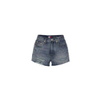 Tommy Hilfiger Jeans Blue Recycled Cotton Short And Mini Shorts