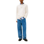 Tommy Hilfiger Jeans Cream Recycled Cotton Sweatshirt
