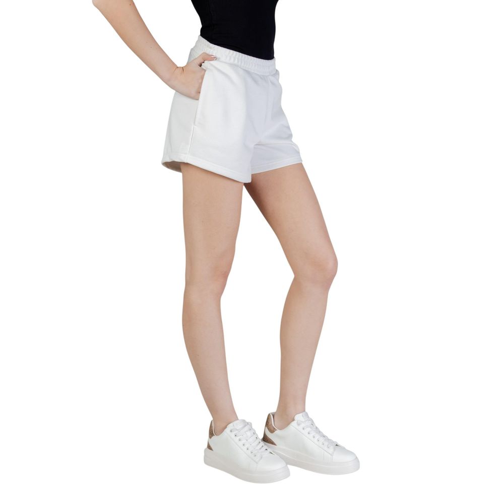 Guess Active White Polyester Short And Mini Shorts