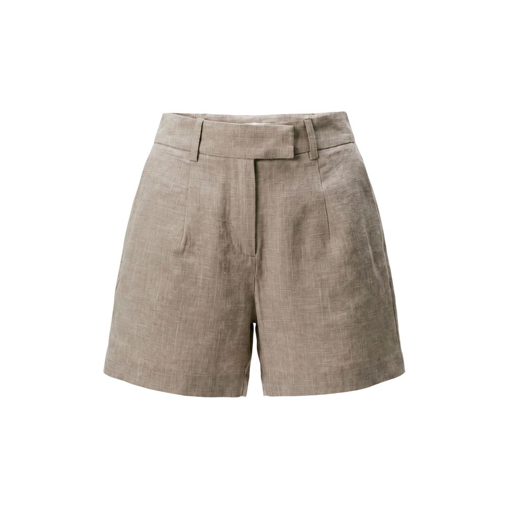 Only Beige Recycled Polyester Bermuda Shorts