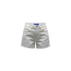 Karl Lagerfeld Cream Denim Shorts