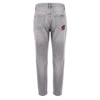 Philipp Plein Grey Cotton Women's Jeans