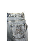 Philipp Plein Blue Cotton Women's Jeans