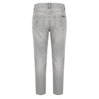 Philipp Plein Grey Fabric Women Jeans