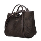 Max Mara Brown Raffia Handbag