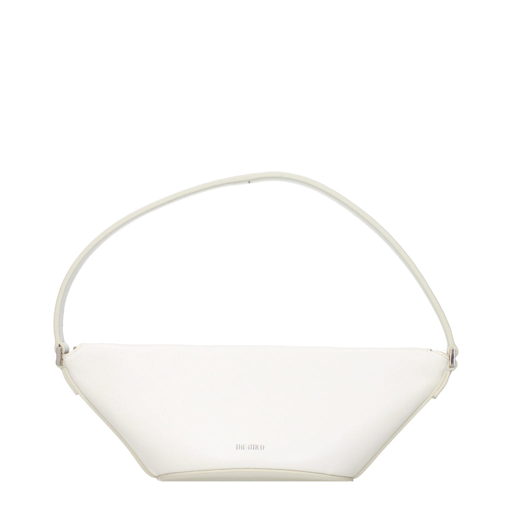 The Attico White Leather Handbag
