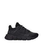 Versace Black Fabric Athletic Sneakers
