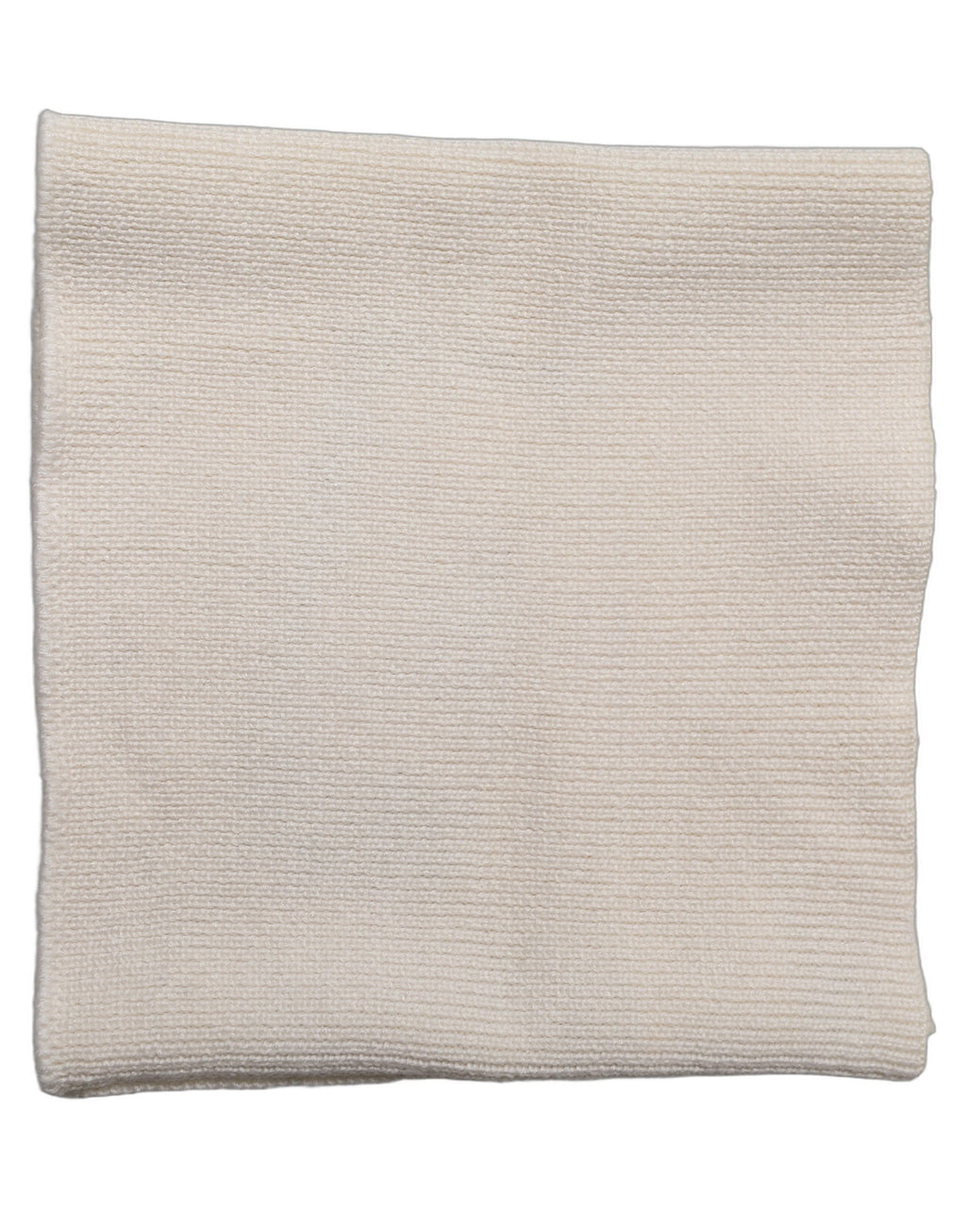 Dolce & Gabbana Men White Polyester Knitted Neck Warmer Scarf