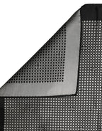 Dolce & Gabbana Black White Patterned Pocket Square Scarf