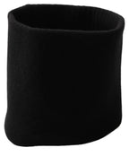 Dolce & Gabbana Men Black Cashmere Knitted Neck Warmer Scarf