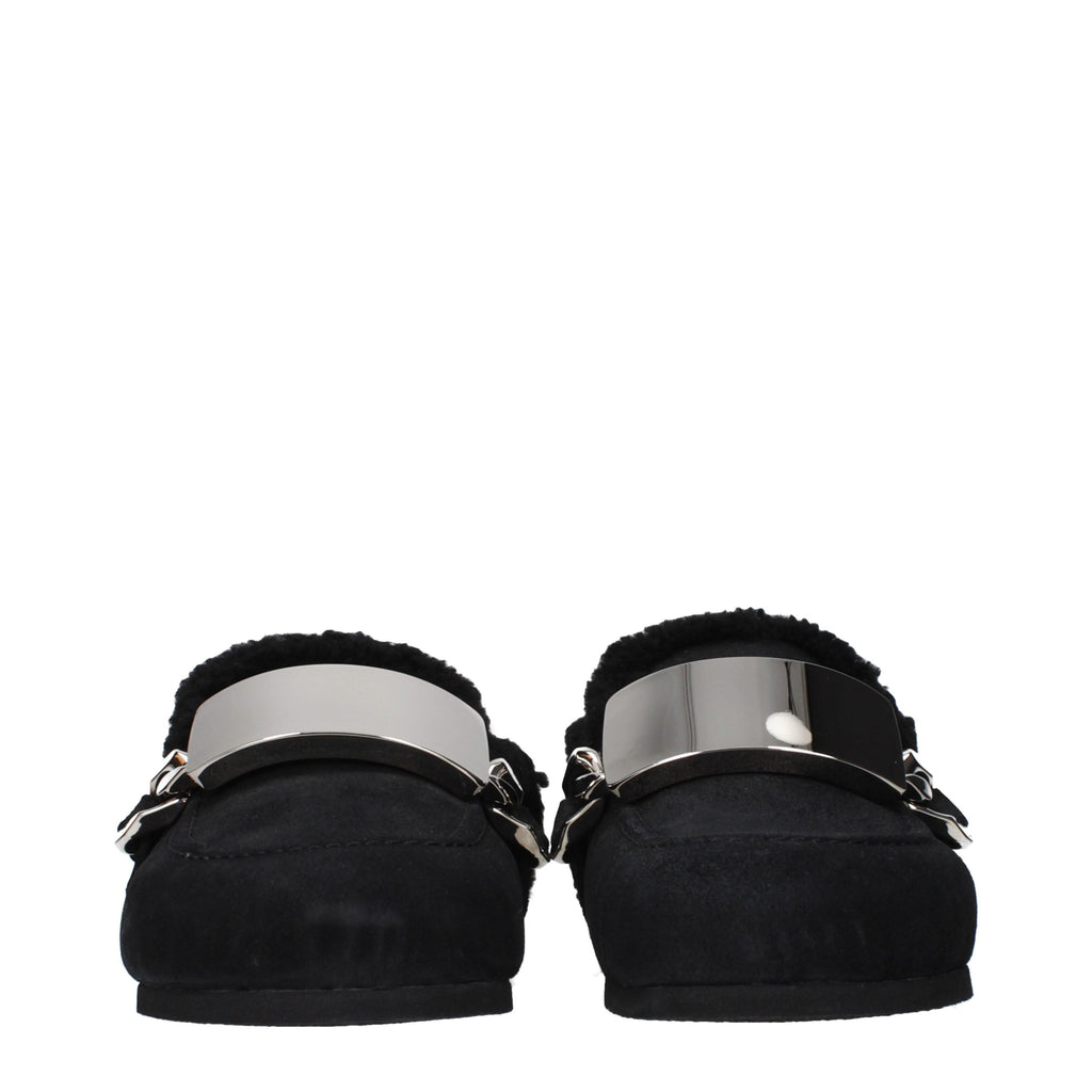 J.W.Anderson Black Leather Slippers
