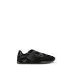 PINKO Black Suede Leather Athletic Sneakers