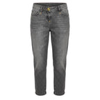 Philipp Plein Grey Cotton Women Jeans