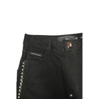 Philipp Plein Black Cotton Women Pant
