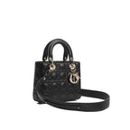 Dior Black Lamb Leather Shoulder Bag