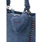Desigual Blue Cotton Backpack