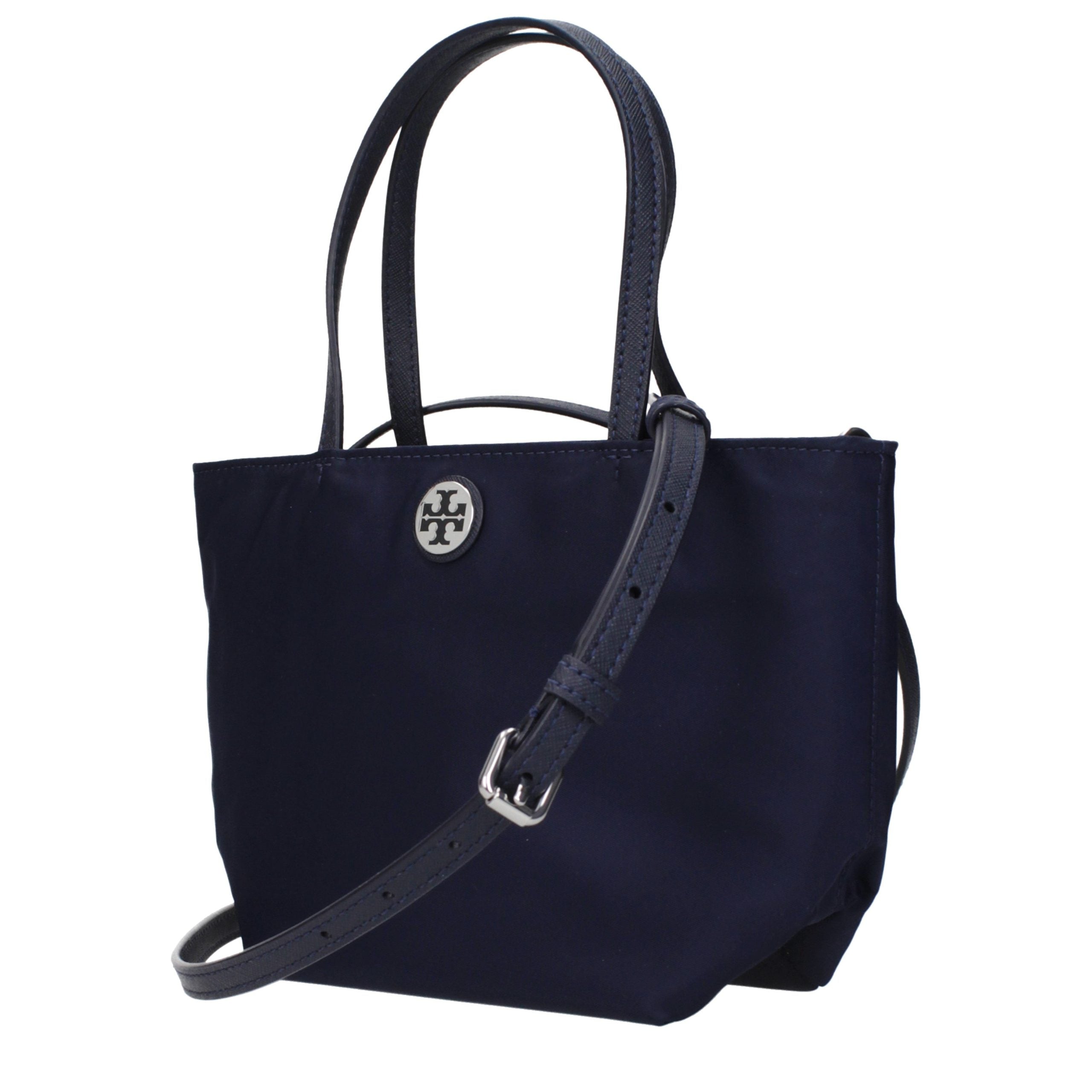 Tory Burch Blue Nylon Handbag