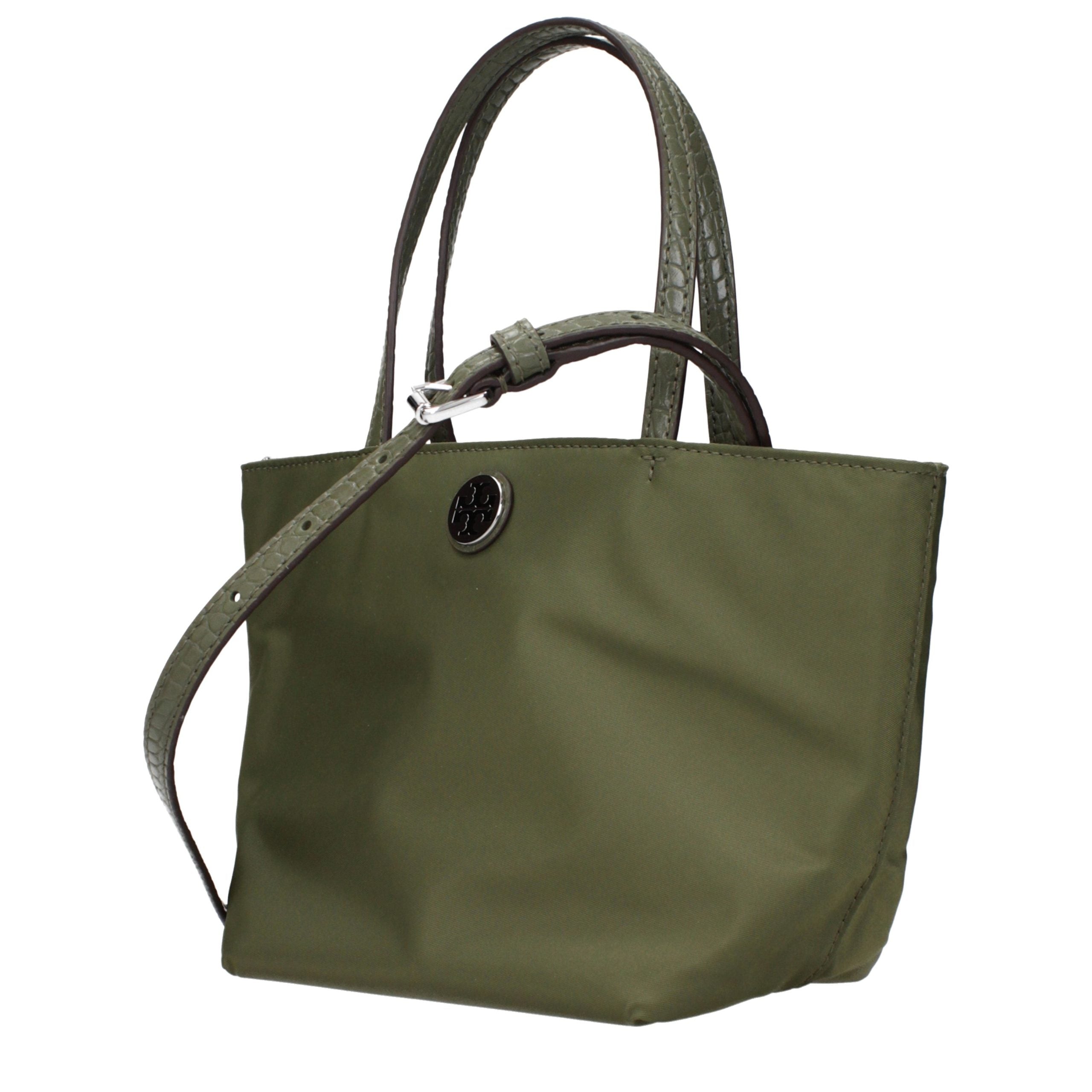 Tory Burch Green Nylon Handbag