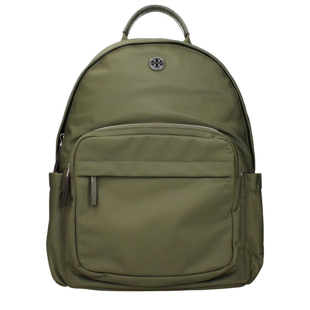 Tory Burch Green Nylon Backpack