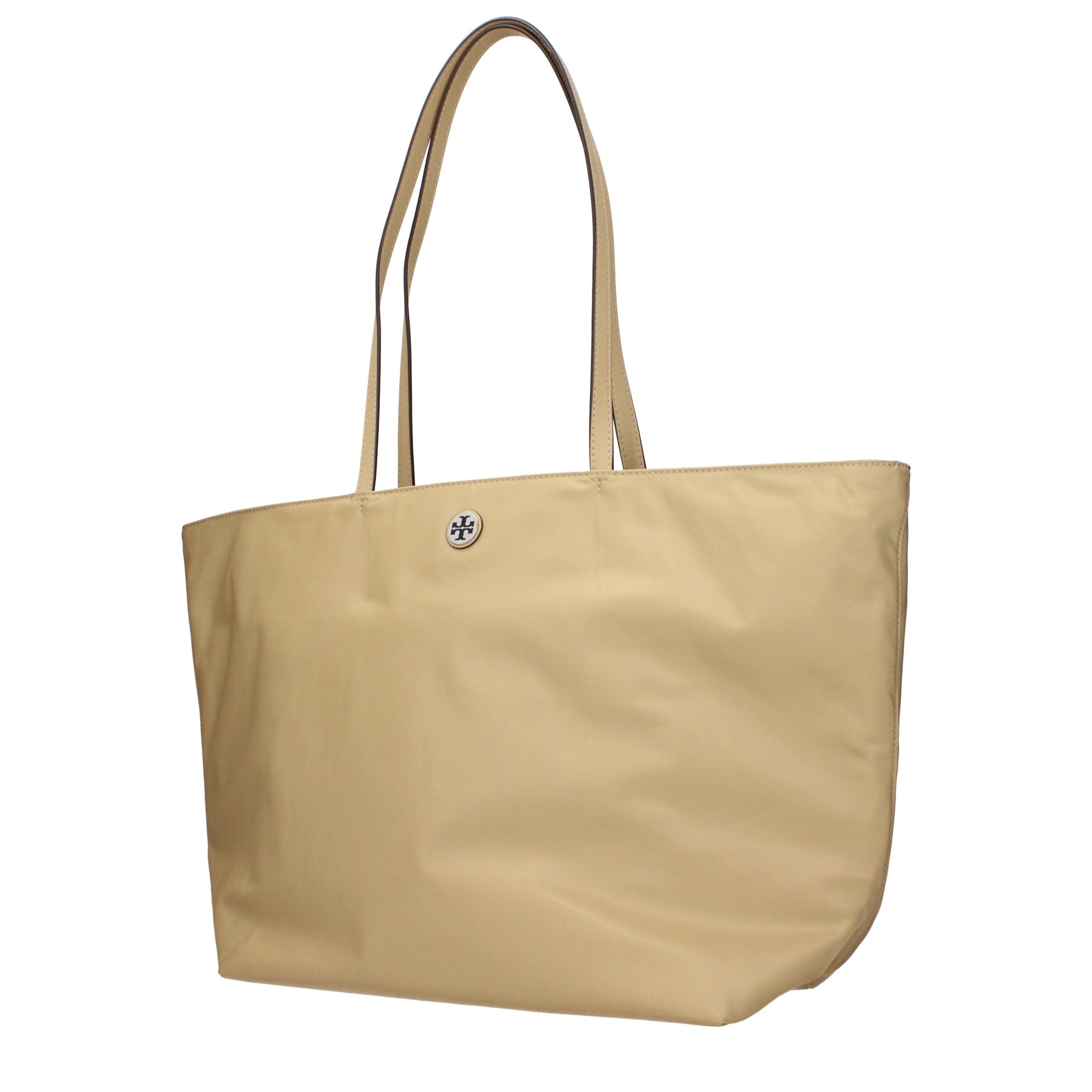 Tory Burch Beige Fabric Shoulder Bag