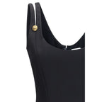 Versace Black Wool Oves Aries Casual Dress