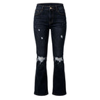 Philipp Plein Blue Cotton Women Jeans