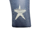 Philipp Plein Blue Cotton Women Jean
