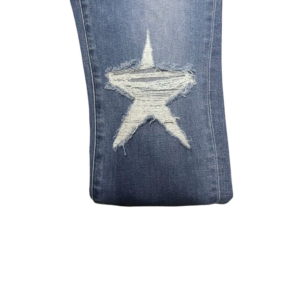 Philipp Plein Blue Cotton Women Jean