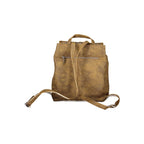 Desigual Brown Polyurethane Women's Backpack for Trendy Adventures
