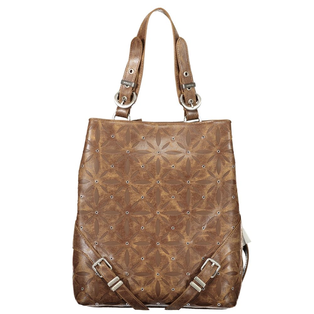 Desigual Brown Polyurethane Women's Backpack