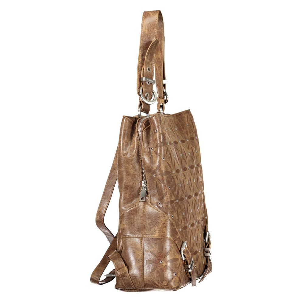 Desigual Brown Polyurethane Women's Backpack