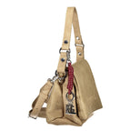 Desigual Beige Polyurethane Women's Bag with Removable Strap and Compartments